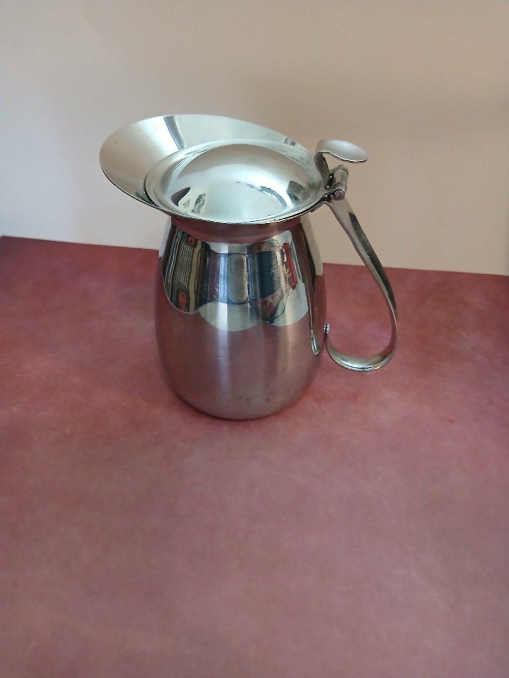 Polar Commercial Stainless Steel Insulated Carafe/Creamer Hinged Lid 8 oz